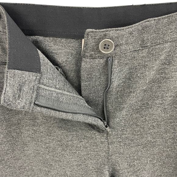 CHICO'S Gray Career Ponte Knit Pants Size 2.5 Short or Large Short Minimalist - Picture 4 of 8